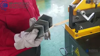 Angle iron hydraulic Punching and cutting machine