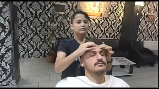 YOUNG TURKISH BARBER MASSAGE THERAPY | UNINTENTIONAL ASMR  335