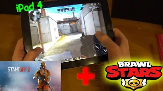 ipad 4 + Brawl Stars + Standoff 2