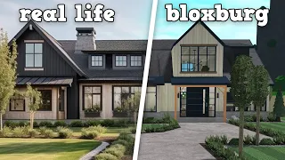 Building a REALISTIC Farmhouse In Bloxburg!