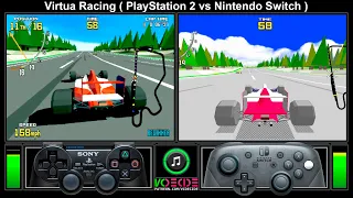 Virtua Racing (PlayStation 2 vs Nintendo Switch) Gameplay Comparison