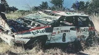 L'incidente di Alessandro Fiorio al rally di Montecarlo 1989