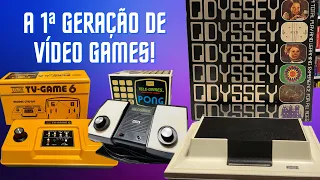 A 1ª geração de videogames: Magnavox Odyssey, Atari Pong, Nintendo TV Color 6