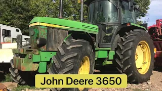 John Deere 3650 awesome tractor awesome sound...
