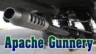 Apache AH 64 Helicopter Gunnery