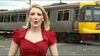 Truck crashes at Brisbane rail crossing