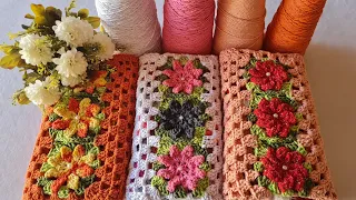 CROCHETANDO COM AS SOBRAS LINDAS ENCOMENDAS/ MODELO ECONÔMICO, FÁCIL E RÁPIDO DE FAZER