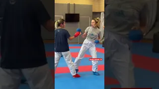 anzhelika terliuga Trending Video #kumite #karate #shotokankarate