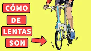 ¿CÓMO DE LENTAS SON LAS BICICLETAS PLEGABLES? 🚲 SALUD CICLISTA