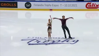 Evgenia Tarasova-Vladimir Morozov. Short program. Finlandia Trophy 2021. 1st 🥇