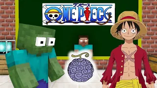 Monster School: Devil Fruit Challenge (One Piece) - Minecraft Animation