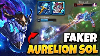 T1 Faker Aurelion Sol vs Yasuo [ MID ] Korea Grandmaster Patch 14.3 ✅