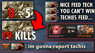 Insane feeding tactic!! you will regret for tip this techies!! [ *trash talk chat *]