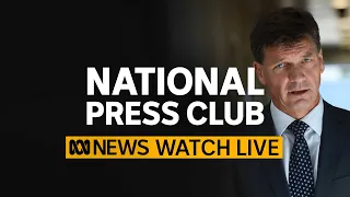 LIVE: Shadow Treasurer Angus Taylor's budget reply address to the National Press Club | ABC News