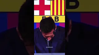 Messi chora muito e se despede do Barcelona! #shorts