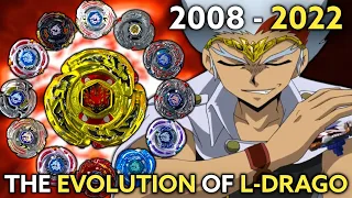 Evolution of L-DRAGO & RYUGA (2008-2020) | Beyblade Metal Fight - Burst | HISTORY OF L-DRAGO & RYUGA