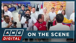 WATCH: Marcos distributes confiscated smuggled rice to beneficiaries in Manila Tuesday | ANC