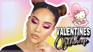 PINK VALENTINES DAY MAKEUP BEAT TUTORIAL