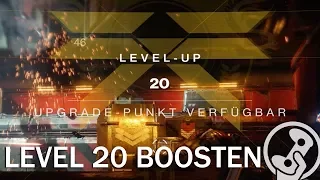 Destiny 2 - Schnell auf Level 20 boosten