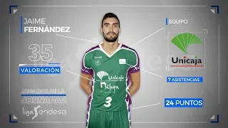 Jaime Fernández, Jugador de la Jornada 8