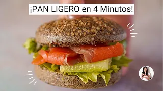 Pan de Sandwich -SIN HARINAS- en la Sartén | Cenas ligeras #singluten  | Auxy