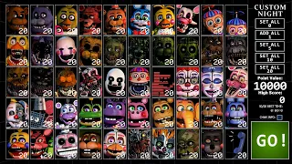 FNAF 50/20 mode is EASY