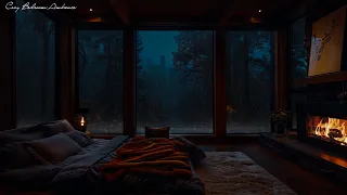 Cozy Bedroom With Relaxing Rain Sounds for Sleeping | Deep Sleep, White Noise, ASMR Sleep #15