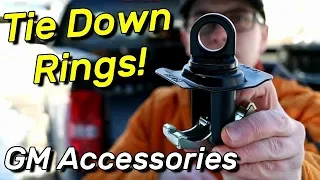 GM Accessories Tie Down Rings Review for GMC Sierra and Chevrolet Silverado Trucks