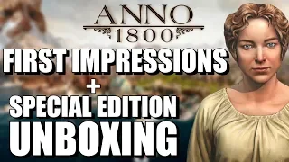 Anno 1800 | IN THE BEGINNING (First Impressions + Unboxing)