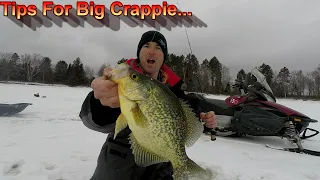 Ice Fishing Crappie 2022– 3 Simple Tips For Catching Big Basin Crappie…