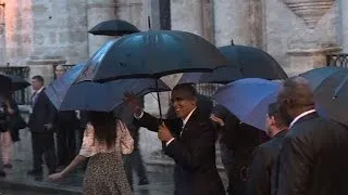 'What's up Cuba?' Obama starts historic visit