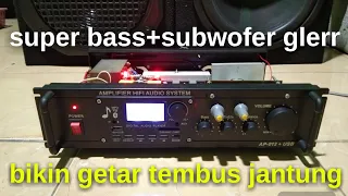 ide usaha,rakit ampli SUPER BASS dan subwofer aktif,full sampai ceksound bass bulat padat glerr.
