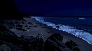 Fall Asleep With Whispering Waves ASMR  Relaxing Ocean Sounds For Deep Sleeping Up To 10 Hours