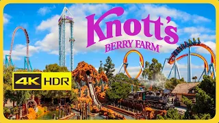 #2023 Knott's Berry Farm Theme Park Walkthrough in July 4K HDR #vacation #travel #4k60fps  #POV