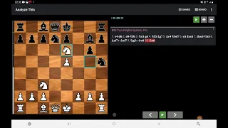 A dirty chess opening trick in the Pirc Defense.