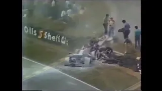 F1 1984 Brands Hatch :  Start bis Rennabbruch