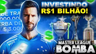 BOMBA PATCH - INVESTI R$1 BILHÃO no CRUZEIRO pra 'TENTAR' GANHAR TUDO!!🏆🔥