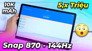 Mở hộp Xiaoxin Pad Pro 12.7: giá 5,x Triệu có Snap 870, 144Hz, 10200mAh, 4 loa siêu hay…