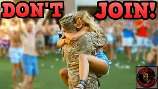 What do you do if your family and friends don't want you to join the military?