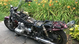 #1 1984 Honda Goldwing GL1200 Interstate tour inventory walk around. RARE look UNDER the fairings!!