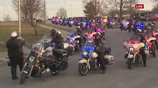 Procession for fallen Independence officer, Jackson County process server