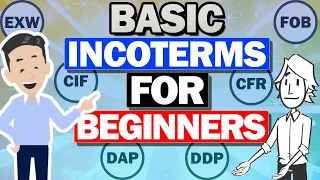 Explained about basic INCOTERMS for beginners! EXW/FOB/CFR/CIF/DAP/DDP.