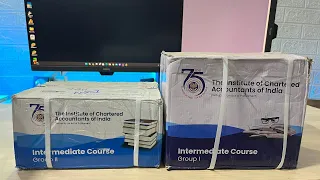 CA inter new syllabus books unboxing for May 2024 !