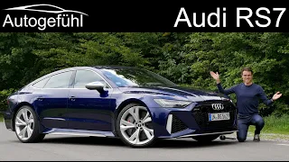 New Audi RS7 Sportback FULL REVIEW 600 hp GT with Autobahn driving 2020 - Autogefühl