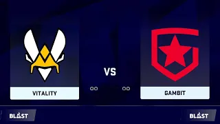 🔴  [ RU ] Gambit vs Vitality  | BLAST Premier World Final 2021