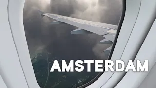 Approach and Landing Rwy 18R Amsterdam Airport Schiphol (EHAM AMS) #flightsimulator