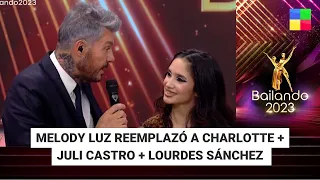 Melody Luz  + Lourdes Sánchez + Juli Castro  #Bailando2023 | Programa completo (29/12/23)