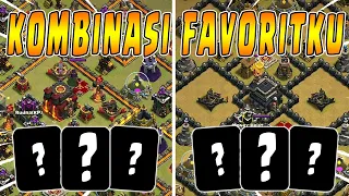 Strategi Th 9 Dan 10, Kombinasi Favorit di TH Kecil