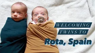 Newborn TWINS!!!! | Welcoming twins to Rota, Spain | Military Family