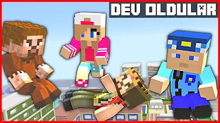 ŞEHİRDEKİ HERKES DEV OLDU! 😱 - Minecraft